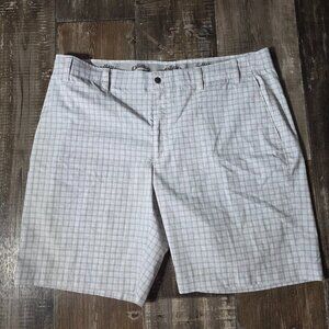 Callaway Stretch Mens Plaid Opti Dri Shield UPF 50 Golf Shorts Size 40